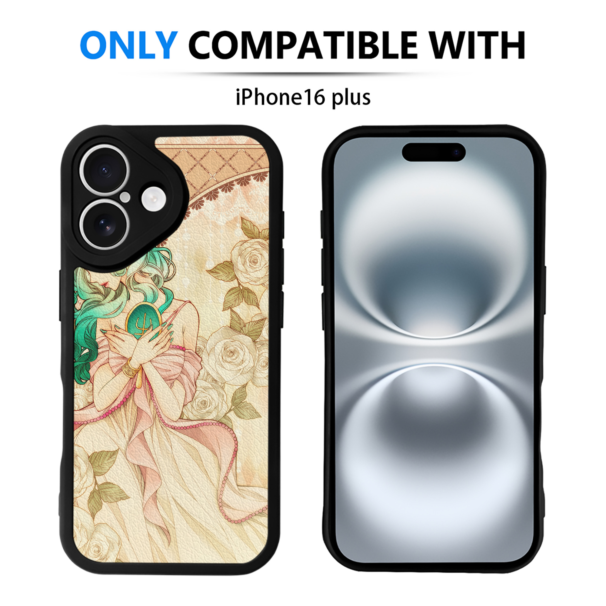 （画像用） 美少女戦士セーラームーン Sailor Moon 【iPhone 16シリーズ対応】シリコンスマホケース（レザー調） 材質：シリコン